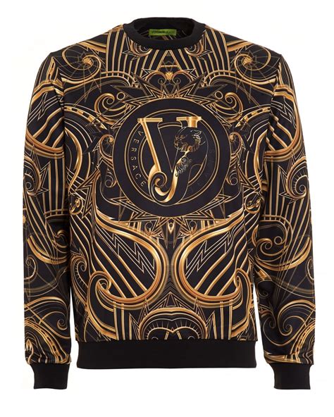 versace jeans baroque sweatshirt|Men's Sweatshirts .